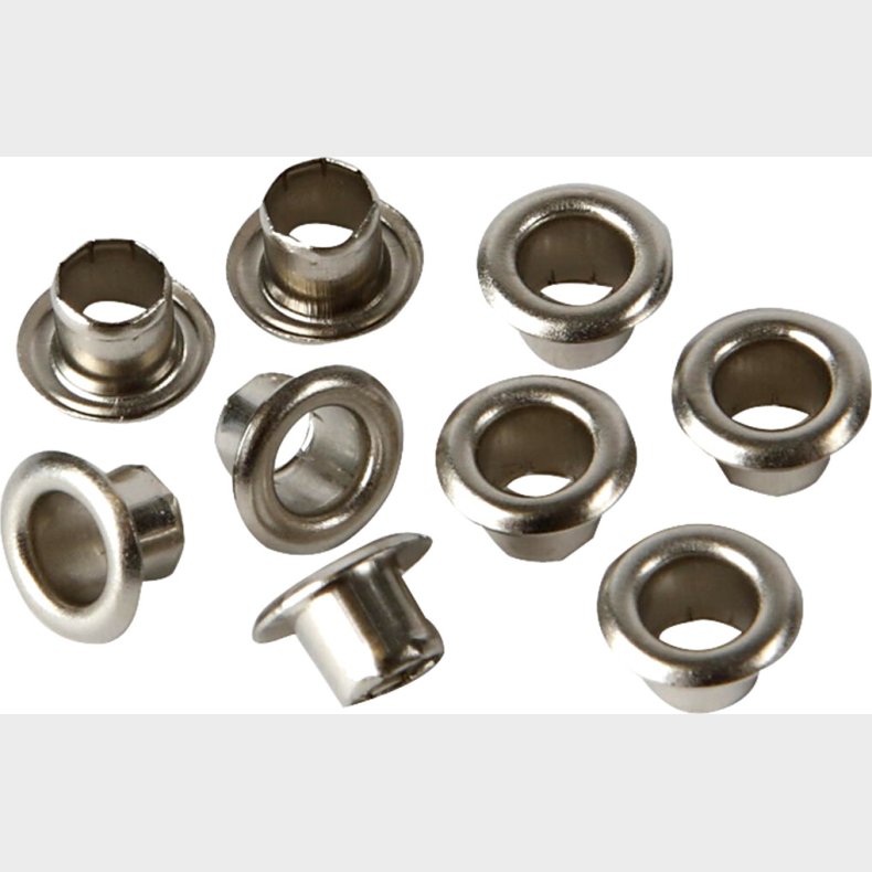 Snreringe - H 4,5 Mm -  7,5 Mm - Hulstr. 4 Mm - Slv - 100 Stk.