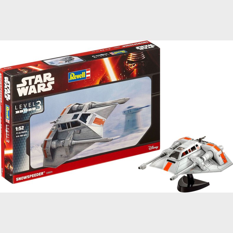 Revell - Star Wars Snowspeeder Rumskib Bygges�t - 1:52 - Level 3 - 03604