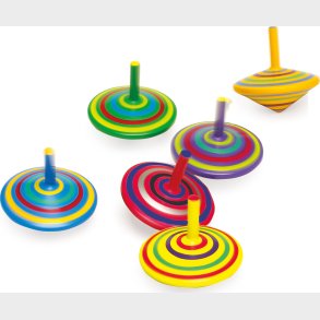 Snurretop I Tr - 6 Stk - Small Foot