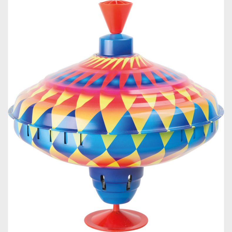 Snurretop Med Mnster - Metal - Small Foot