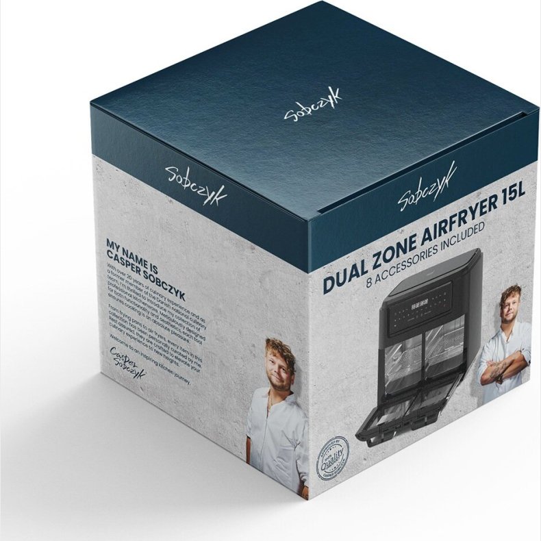 Casper Sobczyk - Dual Zone Airfryer - 15 L - 2400w