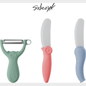 Sobczyk Junior - Brneknive Og Skrller St Til Kkken - 3 Dele