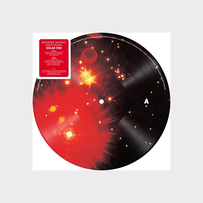 Manfred Mann's Earth Band - Solar Fire  - Vinyl Lp