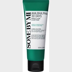 Some By Mi - Aha Bha Pha 30 Days Miracle Acne Clear Foam 100 Ml - Rens