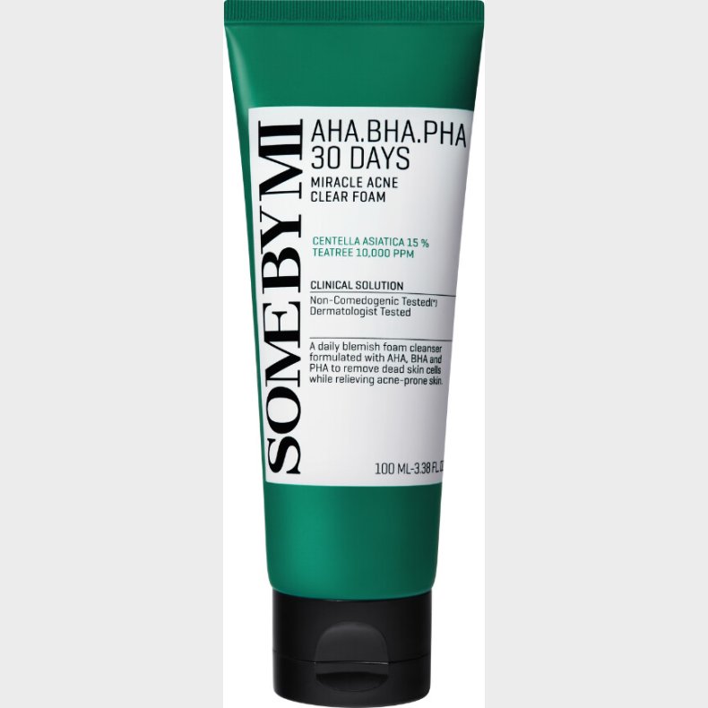 Some By Mi - Aha Bha Pha 30 Days Miracle Acne Clear Foam 100 Ml - Rens