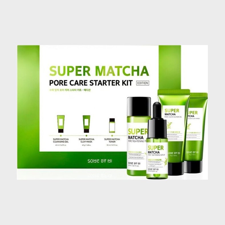 Some By Mi - Super Matcha Pore Care Starter Kit Travel-sized Gave�ske