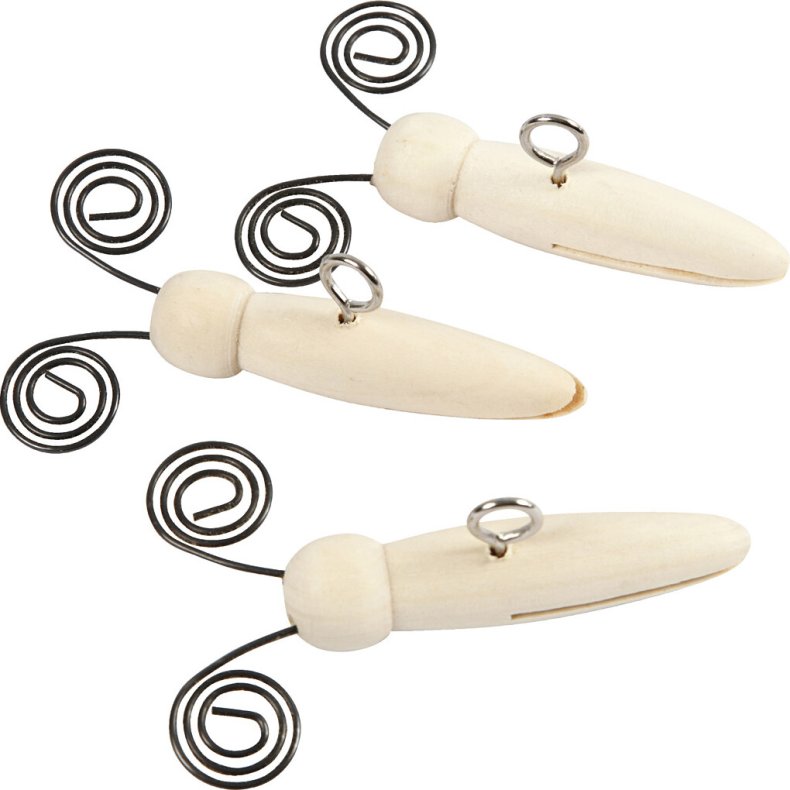 Sommerfuglekrop - L 5,5 Cm -  15 Mm - 5 Stk.