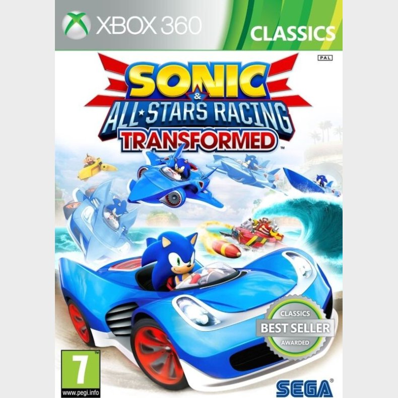 Sonic And All Stars Racing Transformed - Classics - Xbox 360