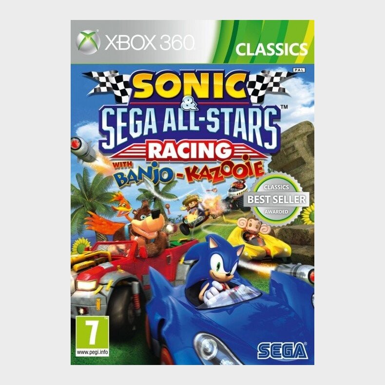 Sonic & Sega All-stars Racing W. Banjo & Kazooie (classics) - Xbox 360