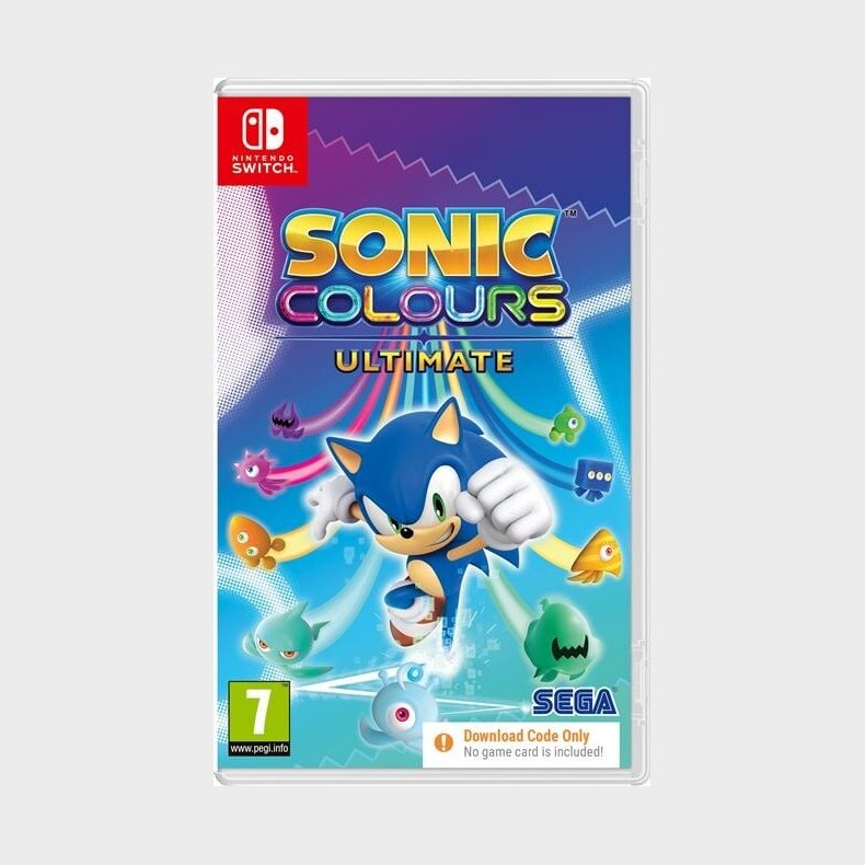 Sonic Colours Ultimate - Kode I Boks  - Nintendo Switch