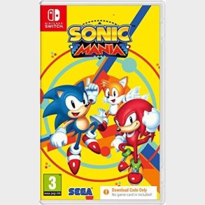 Sonic Mania - Kode I Boks  - Nintendo Switch