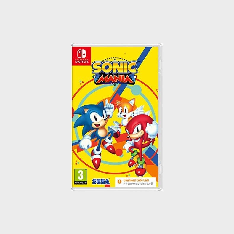 Sonic Mania - Kode I Boks  - Nintendo Switch