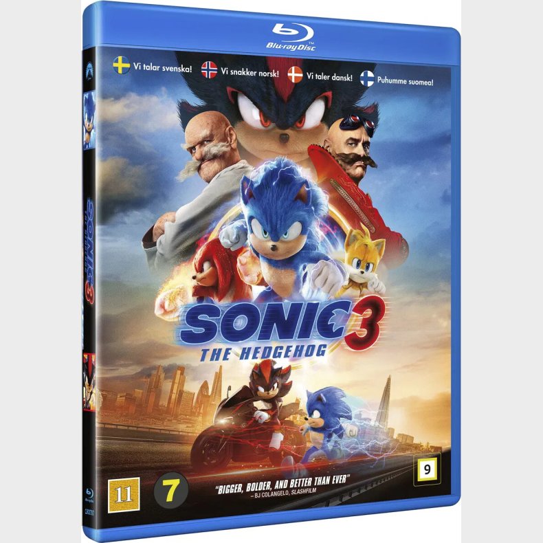Sonic The Hedgehog 3 - Blu-Ray