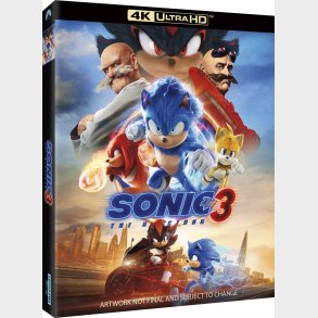 Sonic The Hedgehog 3 - 4K Blu-Ray