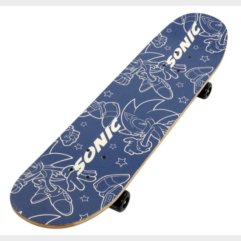 Sonic Wooden Skateboard til Brn