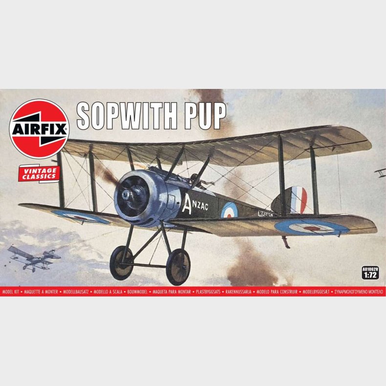 Airfix - Vintage Classics - Sopwith Pup Bygges�t - 1:72 - A01062v
