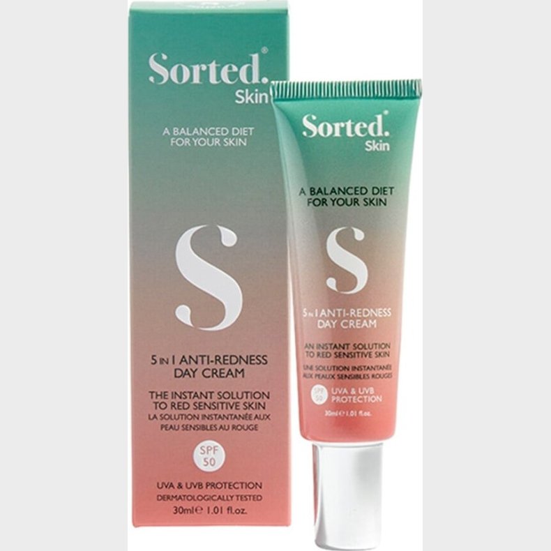 Sorted Skin - 5 In 1 Anti-redness Day Cream - Spf50 30 Ml