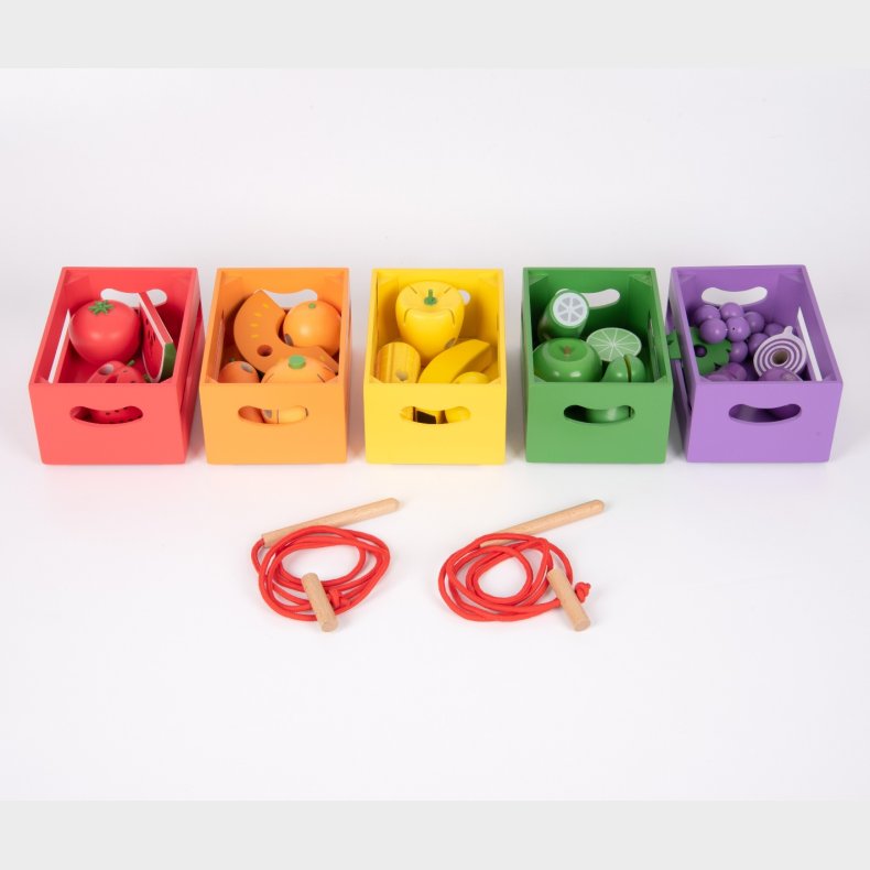 tickit | Sorter i kasser - Grntsager og frugter