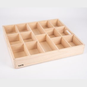 Sorteringsbakke af tr, 14 rum