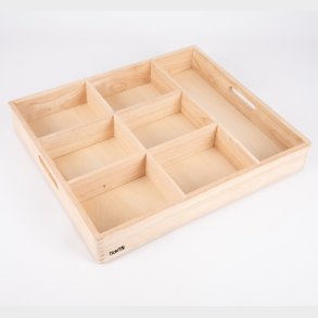 Sorteringsbakke af tr, 7 rum