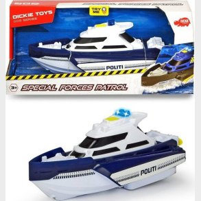 Dickie Toys - Legetjsbd - Sos Politibd Med Lys Og Lyd