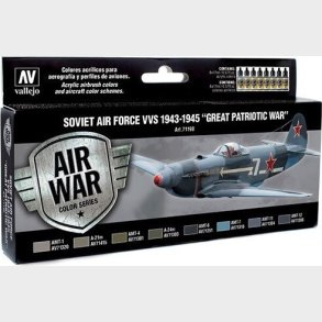 Vallejo - Model Air Maling St - Soviet Air Force 1943-45 - 8x17 Ml