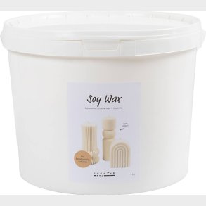 Soyavoks - Til Fritstende Lys - Creme - 5 Kg