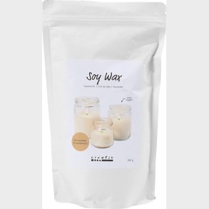 Soyavoks - Til Lys I Beholdere - Creme - 500 G