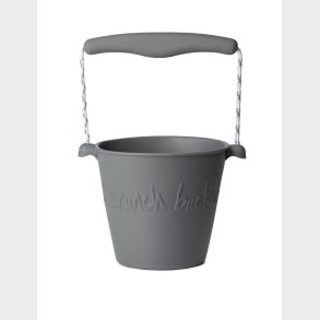 Scrunch | Spand i silikone - Foldbar - Nordiske farver Antracitgr�