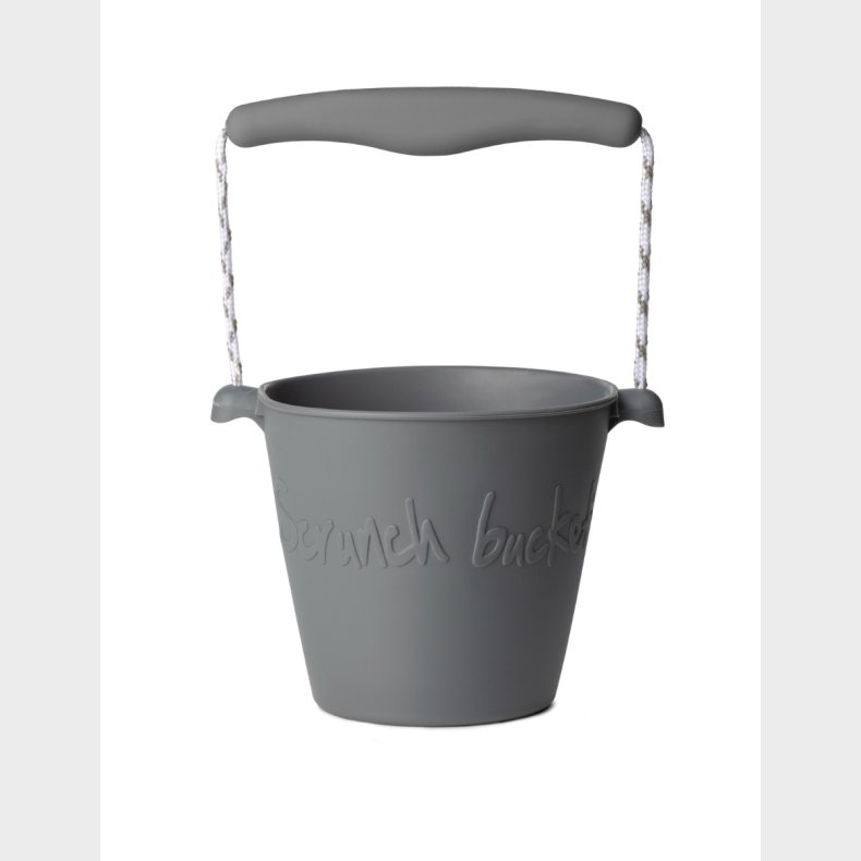 Scrunch | Spand i silikone - Foldbar - Nordiske farver Antracitgr�