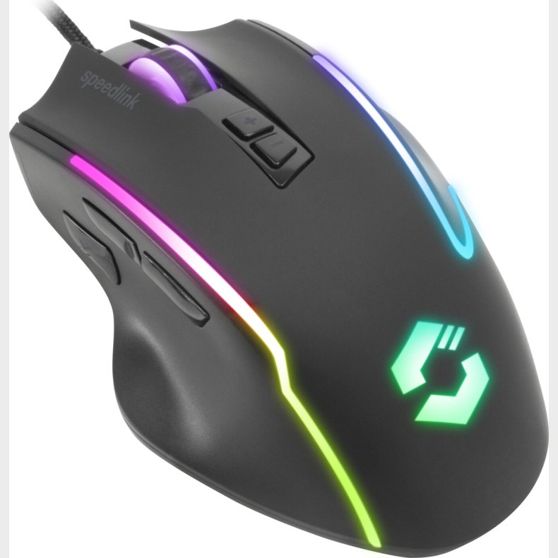 Speedlink - Decus Nx Rgb Gaming Mouse, Rubber-black