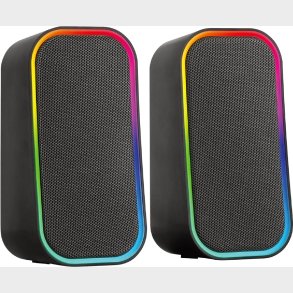 Speedlink - Token Rgb Gaming Stereo H�jttaler, Sort