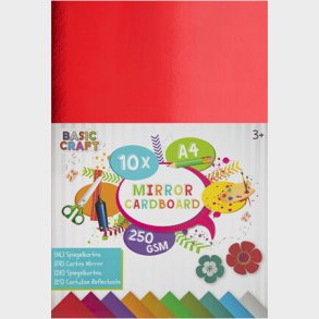 Spejlkarton A4 - 10 Ark, 250 Gram