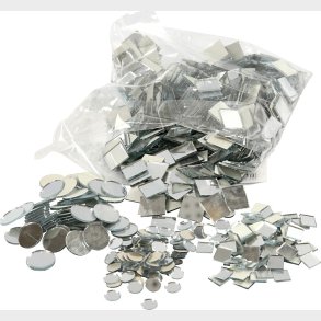 Spejlmosaik -  10-18 Mm - Tykkelse 2 Mm - 1900 Stk.