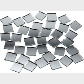 Spejlmosaik - Str. 10x10 Mm - Tykkelse 2 Mm - 500 Stk.