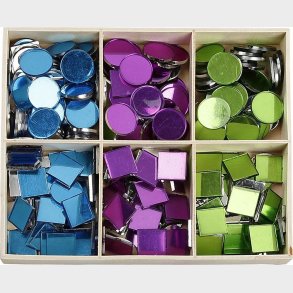 Spejlmosaik - Str. 15 Mm - Tykkelse 2 Mm - 300 Stk.