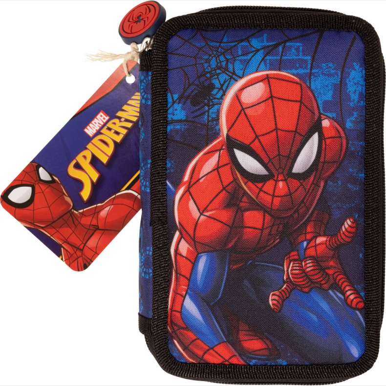Spider-man - Doubledkker Penalhus M/fyld