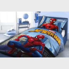 Spider-Man Sengetj - 100 procent bomuld