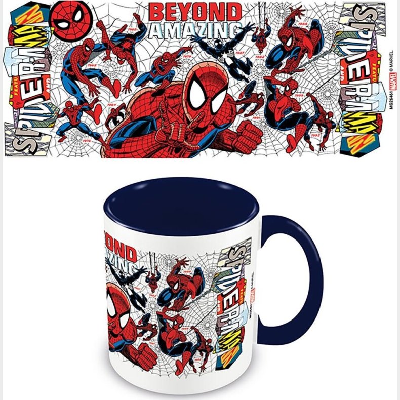 Spider-man (timeless Costume) Blue Inner C Mug