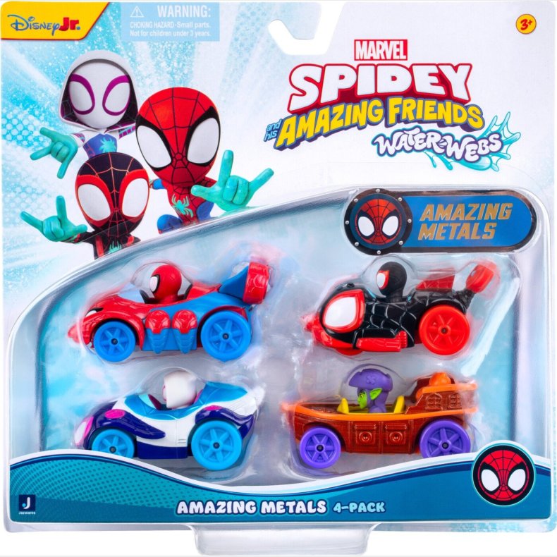 Spidey - Amazing Metals Car 4 Pack