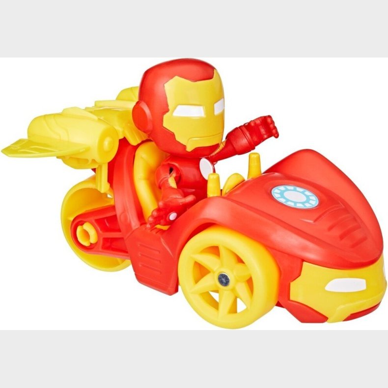 Spidey And His Amazing Friends - Vehicle And Accessory Set - Iron Man