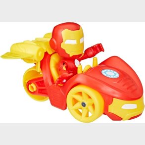 Spidey And His Amazing Friends - Vehicle And Accessory Set - Iron Man