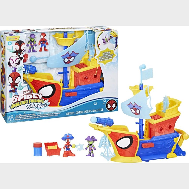 Spidey Water-webs Bubble Pirate Ship (g0666)