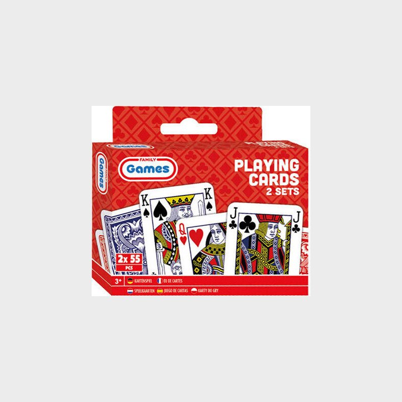 Spillekort - ske Med 2 St Kort