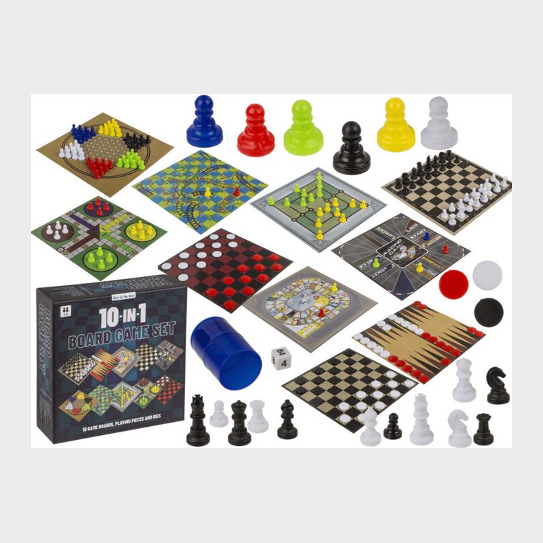 Out Of The Blue - Spillemagasin Med 10 Spil - For Hele Familien