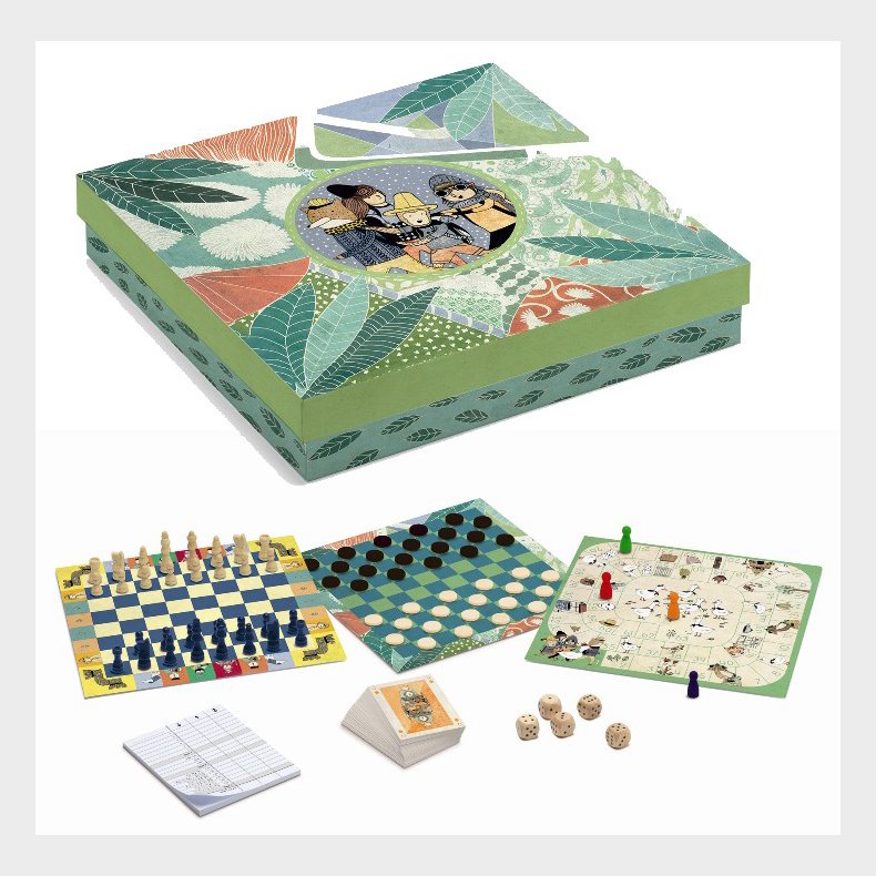 Djeco | Spillemagasin (fra 6 r) - Inkl. 20 spil