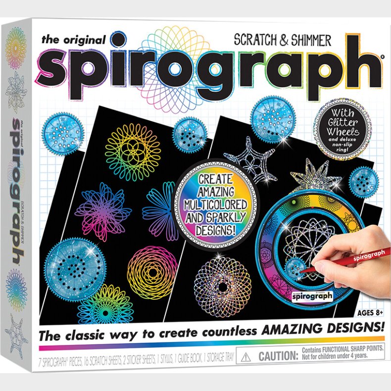 Spirograph St - Scratch & Shimmer