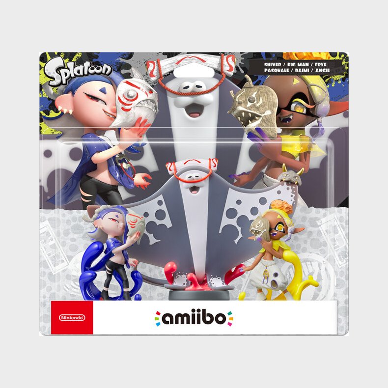 Splatoon Amiibo - Shiver, Frye And Big Man - Nintendo