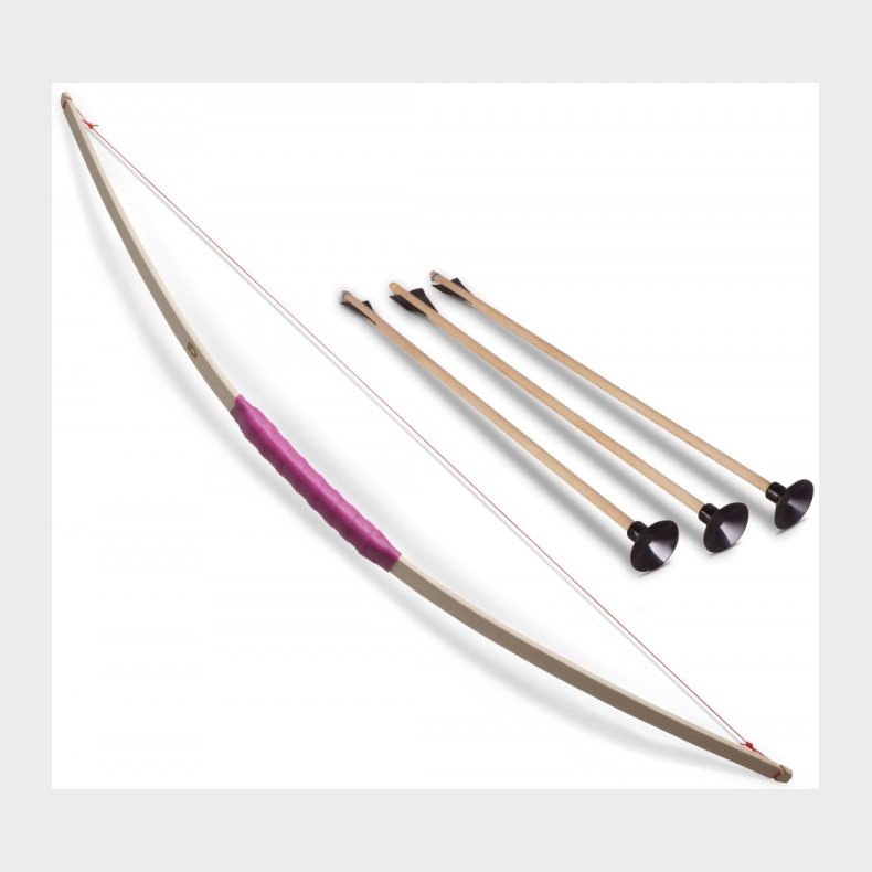 Sports Prinsesse Bue ca. 80 cm m/3 pile.