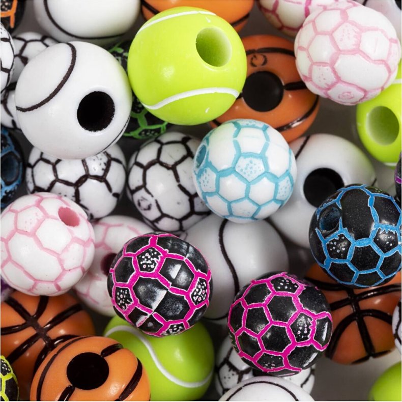 Sportsperler -  10+11 Mm - Hulstr. 1,5+3 Mm - 270 G